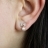 Orecchini Lobo Micro Zirconi Fiocco Bow Ton