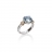 Anello intreccio pietra