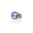 Anello Nodi Intreccio Pietra Quadrata