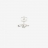 Orecchino Stud Nodo Argento