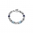 Bracciale Bead Blu Argento