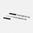 2 Refill per Penna a Sfera Medi, Mystery Black (Nero)