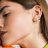 Monorecchino Piercing Helix Perla