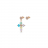 Orecchino Croce Crystal Cross Multicolor