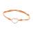 Bracciale Cordino con Cuore Medio a Filo