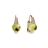 Orecchini in oro rosa con peridoto e brillanti