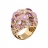 Anello in oro rosa e ametiste