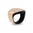 Anello in oro rosso e giaietto