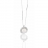 Collana in oro bianco con perla e diamanti
