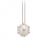 Collana in oro bianco con perla