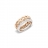 Anello Assoluto in oro bianco, oro rosa e diamanti