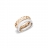 Anello Lirico in oro rosa e oro bianco