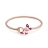 Bracelet in rose gold with enamel
