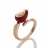 Anello contrariè con goccia